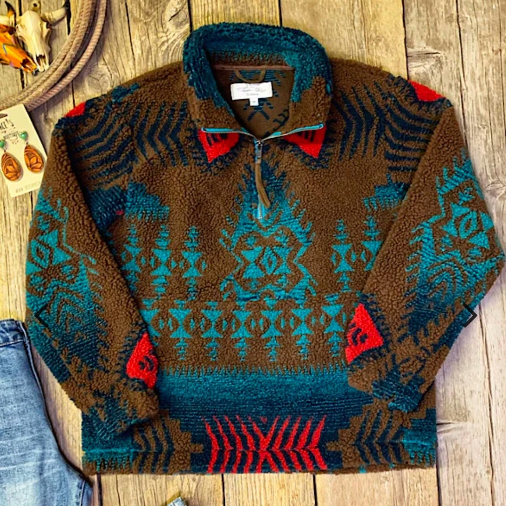 BNWT Tasha Polizzi Sherpa pull over